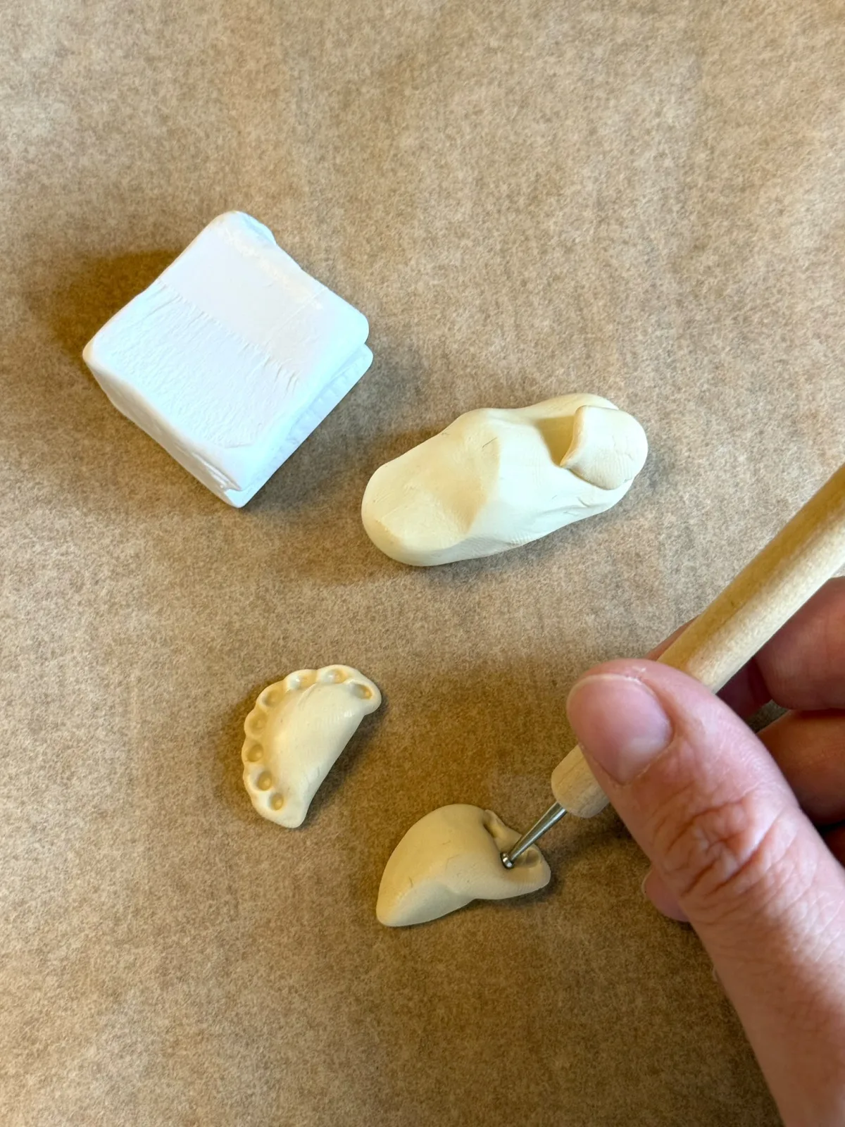Shaped by hand